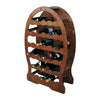 Cantinetta Botte in Legno Scuro 33 Posti cm.61X26,5X96H