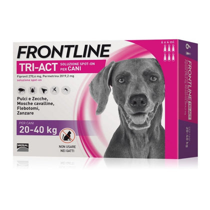 Antiparassitario Tri-Act per Cani 20÷40 Kg (Cf.6 Pipette)