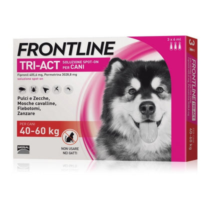 Antiparassitario Tri-Act per Cani 40÷60 Kg (Cf.3 Pipette)