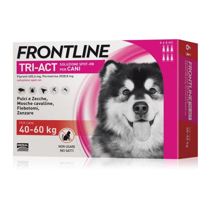 Antiparassitario Tri-Act per Cani 40÷60 Kg (Cf.6 Pipette)
