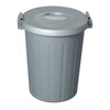 Bidone con Coperchio Okey lt. 25 - Ø cm. 40X48 H Grigio