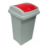 Bidone Recycling per Differenziata lt.50 cm. 43X39X68H Col. Blu/Grigio