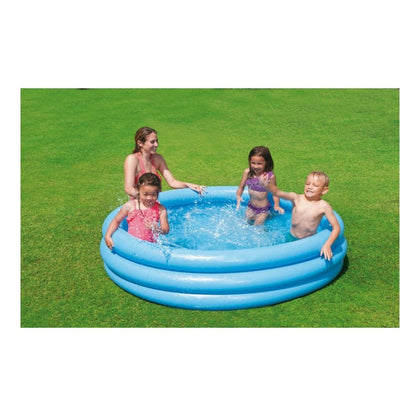 Piscina Tonda Gonfiabile Crystal Blu cm. 147X33 H (Lt. 330)