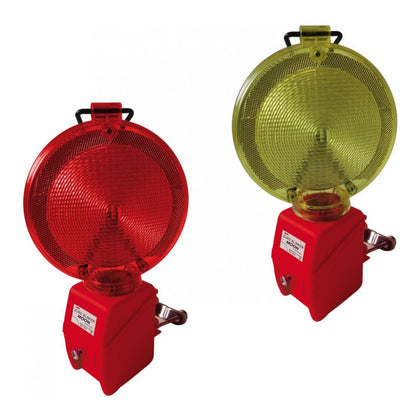 Lampeggiatore Da Cantiere a Led Col. Giallo (Lampeggiante)