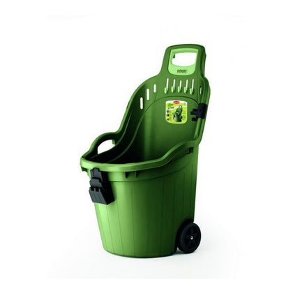 Carriola Multiuso 59,5x53xh88,5 cm - Verde Bruno - Helpy Cart