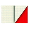 Tovagliato in Pvc Mollettone Bianco/Rosso Rotolo cm.140 (H) X 20 mt (L)