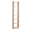 Libreria Verticale 7 Ripiani 50x25xh216,7 cm - colore faggio