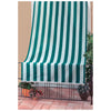 Tenda da sole antimosche 140xh250 cm in poliestere - bianco/verde