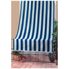 Tenda da sole antimosche 140xh250 cm in poliestere - bianco/blu