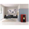 Stufa a Pellet 8,8 kW Volume 230 mq - Colore Bordeuax - Modello Annabella