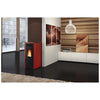 Stufa a Pellet Senza Canna Fumaria a Vista 6,5 kW Serbatoio 15 Kg 186 m³ - Bordeaux 1280208 Ketty Evo