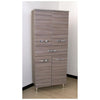 Mobile Colonna da bagno con 4 Ante + 1 Cassetti 66x33xh160 cm Palissandro - Antonella