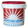 Pittura Lavabile Idropittura Vernice muro - Confezione 5 litri - Bianco - 440.5