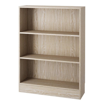 Libreria con 2 ripiani 79x27xh107 cm quercia - Linea Working 71776/AK