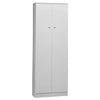 Mobile Bagno in Legno con 2 Ante + 4 ripiani 62x34xh183 cm Bianco - 168TL