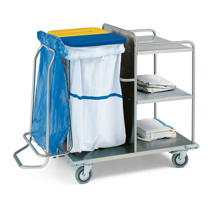 Carrello Lavanderia - Acciaio Inox - 1 Pz.