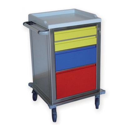 Carrello Modulare Inox - 2+1+1 Cassetti - 1 Pz.