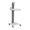 Carrello Super Easy - con Ripiano e Supp. Monitor - 1 Pz.