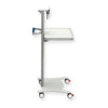 Carrello Super Easy - con Ripiano e Supp. Monitor - 1 Pz.