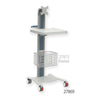 Carrello Super Easy - con Ripiano e Supp. Monitor - 1 Pz.