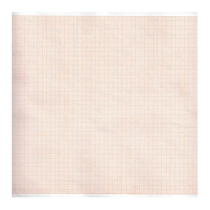 Carta Termica Ecg 210X30 mmxm - Rotolo Griglia Arancio - 5 Rotoli