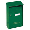 Cassetta postale elettrozincata con tetto - 220x110xh325 mm - verde - 13FTVVE