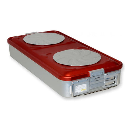 Container con Valvola Grande H100 mm - Rosso - 1 Pz.