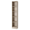 Libreria con 4 ripiani 41x27xh203 cm quercia - Linea Working 71775/AK