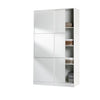 Armadio - 2 Ante Scorrevoli + 3 Ripiani - 120X50X200H Cm - Bianco