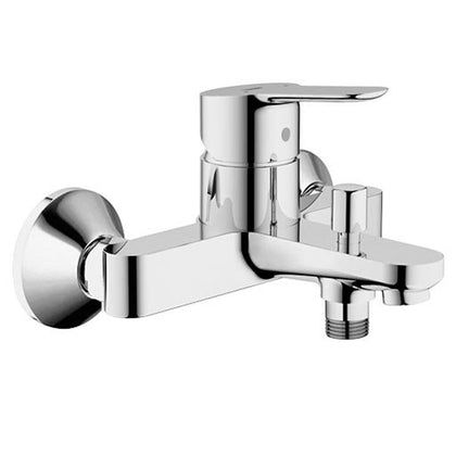 Miscelatore Vasca da bagno a parete - Rubinetto monocomando - cromato - BauEdge - 23334000