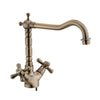 Miscelatore Lavello canna alta - Rubinetto Bronzato - Serie Sofia - 88001-D(BR)