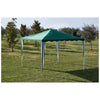 Gazebo da giardino in acciaio con telo in poliestere 200x200xh255 cm Verde