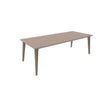 Tavolo giardino Estensibile in resina antiurto 160/234x98xh74 cm Cappuccino - 122175