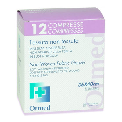 Garza Sterile Tnt 36X40Cm - Scatola da 12 Pz. - Conf. 30 Pz.