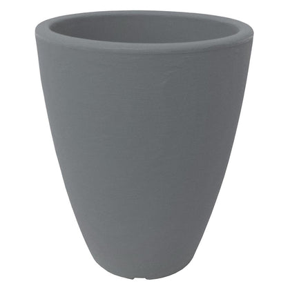 Vaso in resina per piante - Tondo 30xh38 cm - Pietra