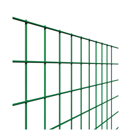 Rete recinzione elettrosaldata plastificata - Maglia 50x75 mm / Filo Ø2 mm / H200 cm / Rotolo 25 metri / Verde