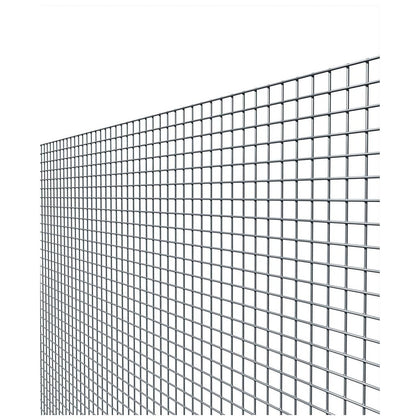 Rete recinzione elettrosaldata zincata - Maglia 19x19 mm / Filo Ø1,45 mm / H100 cm / Rotolo 25 metri