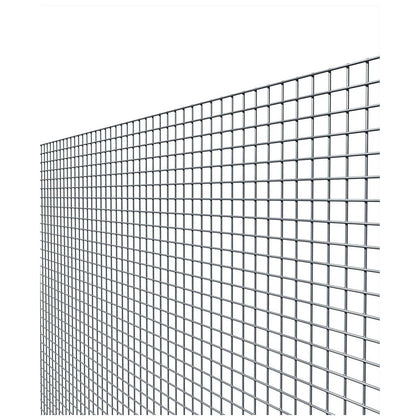Rete recinzione elettrosaldata zincata - Maglia 12x12 mm / Filo Ø1,45 mm / H60 cm / Rotolo 25 metri