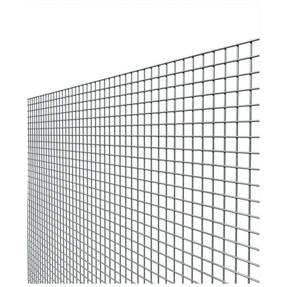 Rete recinzione elettrosaldata zincata - Maglia 6x6 mm / Filo Ø0,6 mm / H50 cm / Rotolo 25 metri