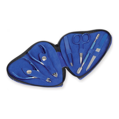 Kit Podologia Cuore - Blu - 6 Strumenti - 1 Pz.