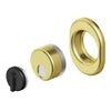 Monolito magnetico protezione serrature per pannellature spessore 11 mm - oro lucido - MRM29