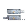 Coppia serrature laterali DX + SX Cifratura Unica - Catenaccio 1 Mandata - Scatola 155x55 mm - 8232/8233