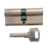 Cilindro serratura di sicurezza con 5 chiavi piatte A15 - 80 mm (35.45)