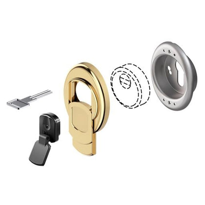 Monolito magnetico per proteggi cilindro protezione serratura - oro lucido - MG 3551 EXTEND