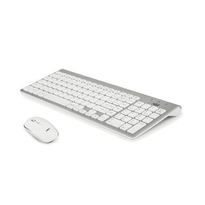 Tastiera/Mouse Kit Wifi Platinum Sl 1000Dpi 112Tasti Multiplug&Play
