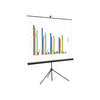 Telo per Videoproiettore Light Treppiede con Retro Nero - 180X180 cm