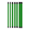 Kit Cavi Sleeved Verde in Nylon per Alimentatori Pc con Piedini