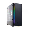 Case Mid-Tower No Psu Demon T5 Blk 2Usb3 1Usb2 Vetro Temperato Rgb Fan