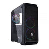 Case Mid-Tower No Psu Noob X6 Blk 1Usb3 2Usb2 Vetro Temperato